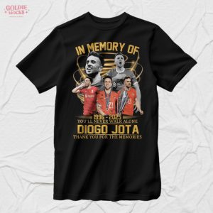 Diogo Jota 1996-2025 Memorial T-Shirt – You’ll Never Walk Alone