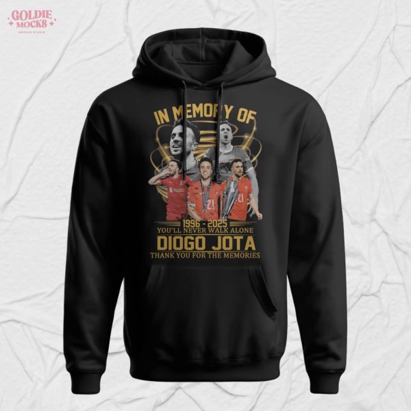 Diogo Jota 1996-2025 Memorial T-Shirt – You’ll Never Walk Alone
