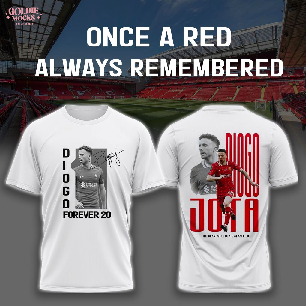 Diogo Jota Forever 20 The Heart Still Beats At Anfield 2025 Shirt Diogo Jota Forever 20 The Heart Still Beats At Anfield 2025 Shirt