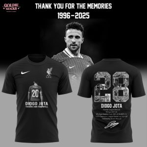 Diogo Jota Thank You For Memories T-Shirt