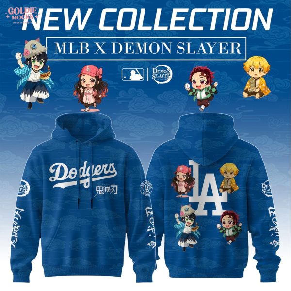Dodgers x Demon Slayer 2025 Fans Hoodie