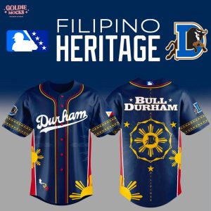 New Durham Bulls Filipino Heritage Night 2025 Limited Jersey