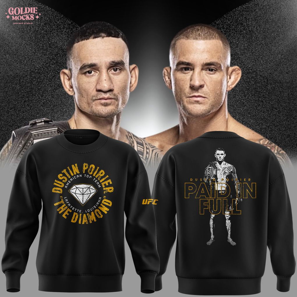 Dustin Poirier The Diamond Paid In Full T-Shirt Dustin Poirier The Diamond Paid In Full T-Shirt