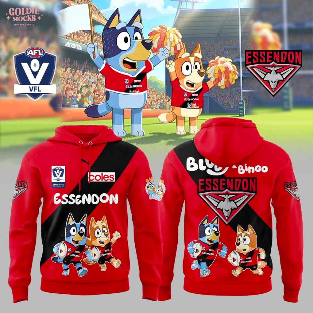 Essendon Bombers Mickey Mouse Hoodie Essendon Bombers Mickey Mouse Hoodie