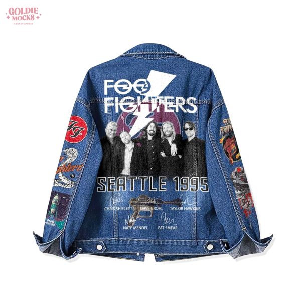 Foo Fighters Seattle 1995 New Edition 2025 Denim Jacket