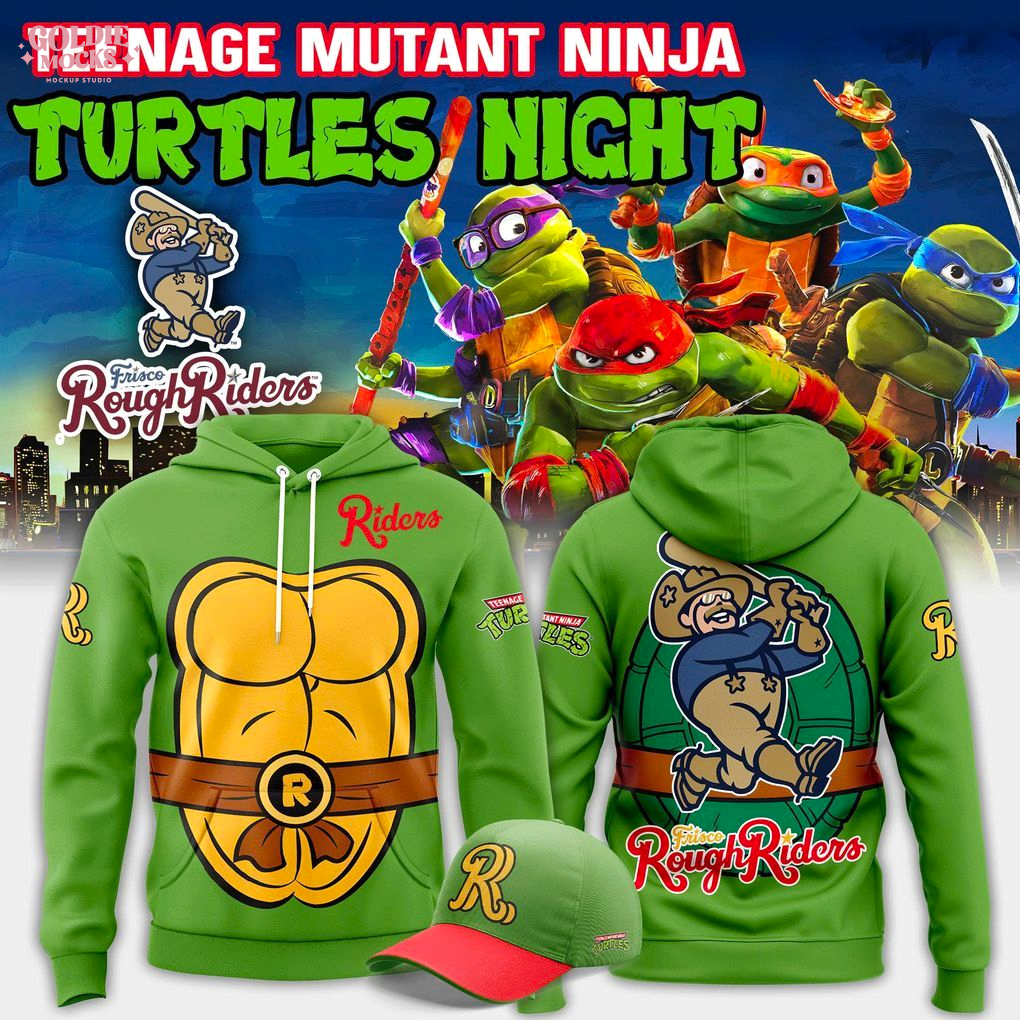 Frisco RoughRiders Teenage Mutant Ninja Turtles Night Hoodie Frisco RoughRiders Teenage Mutant Ninja Turtles Night Hoodie
