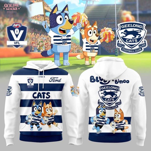 Geelong Cats Mickey Mouse Hoodie