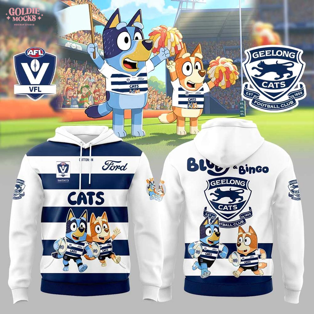 Geelong Cats Mickey Mouse Hoodie Geelong Cats Mickey Mouse Hoodie