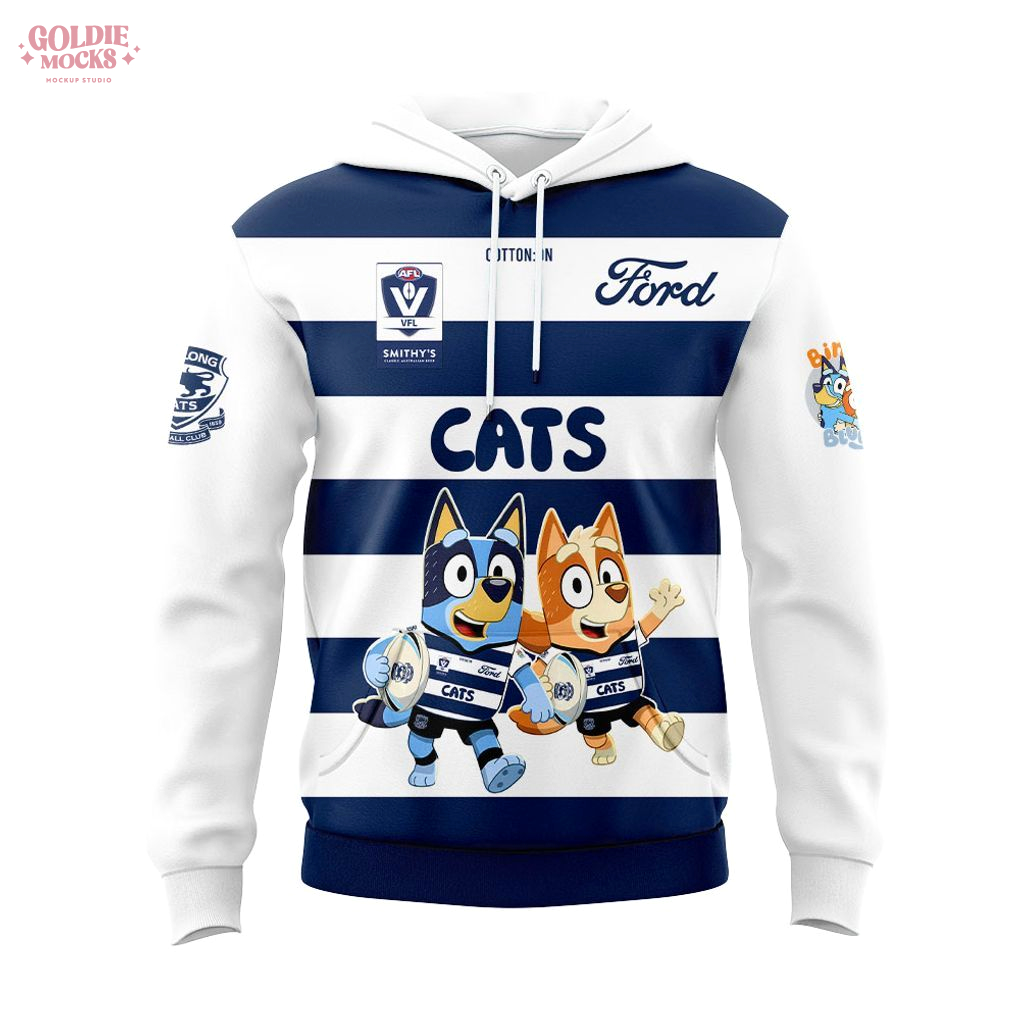 Geelong Cats Mickey Mouse Hoodie Geelong Cats Mickey Mouse Hoodie