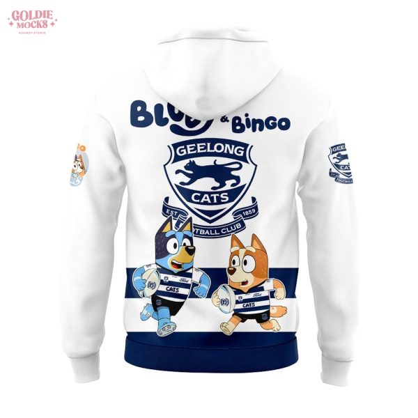Geelong Cats Mickey Mouse Hoodie