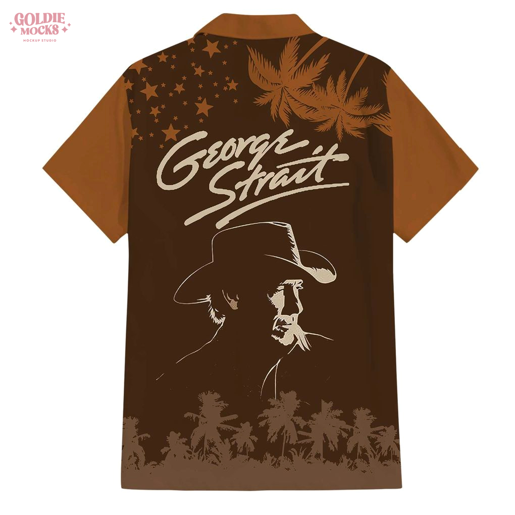 George Strait King Of Country Hawaiian Shirt George Strait King Of Country Hawaiian Shirt