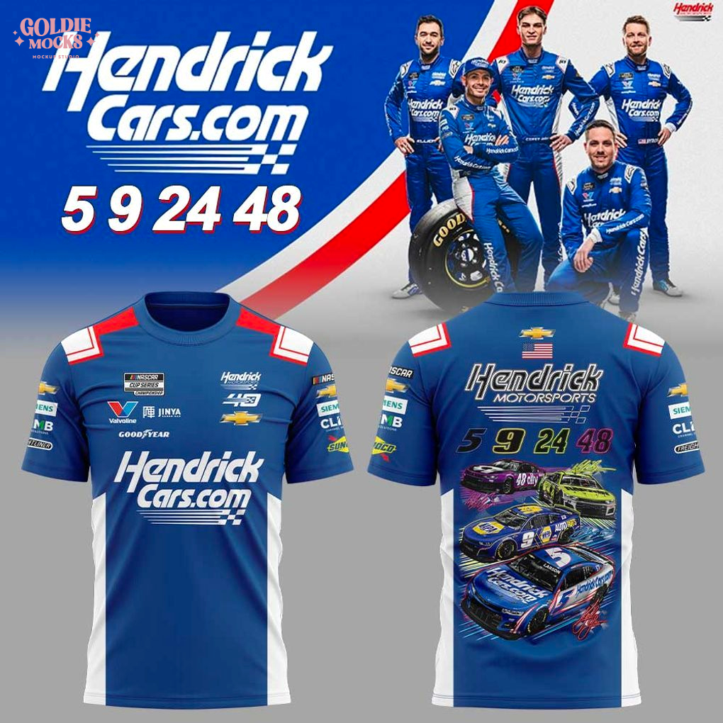 Hendrick Motorsports Team Collection Blue Shirt Hendrick Motorsports Team Collection Blue Shirt