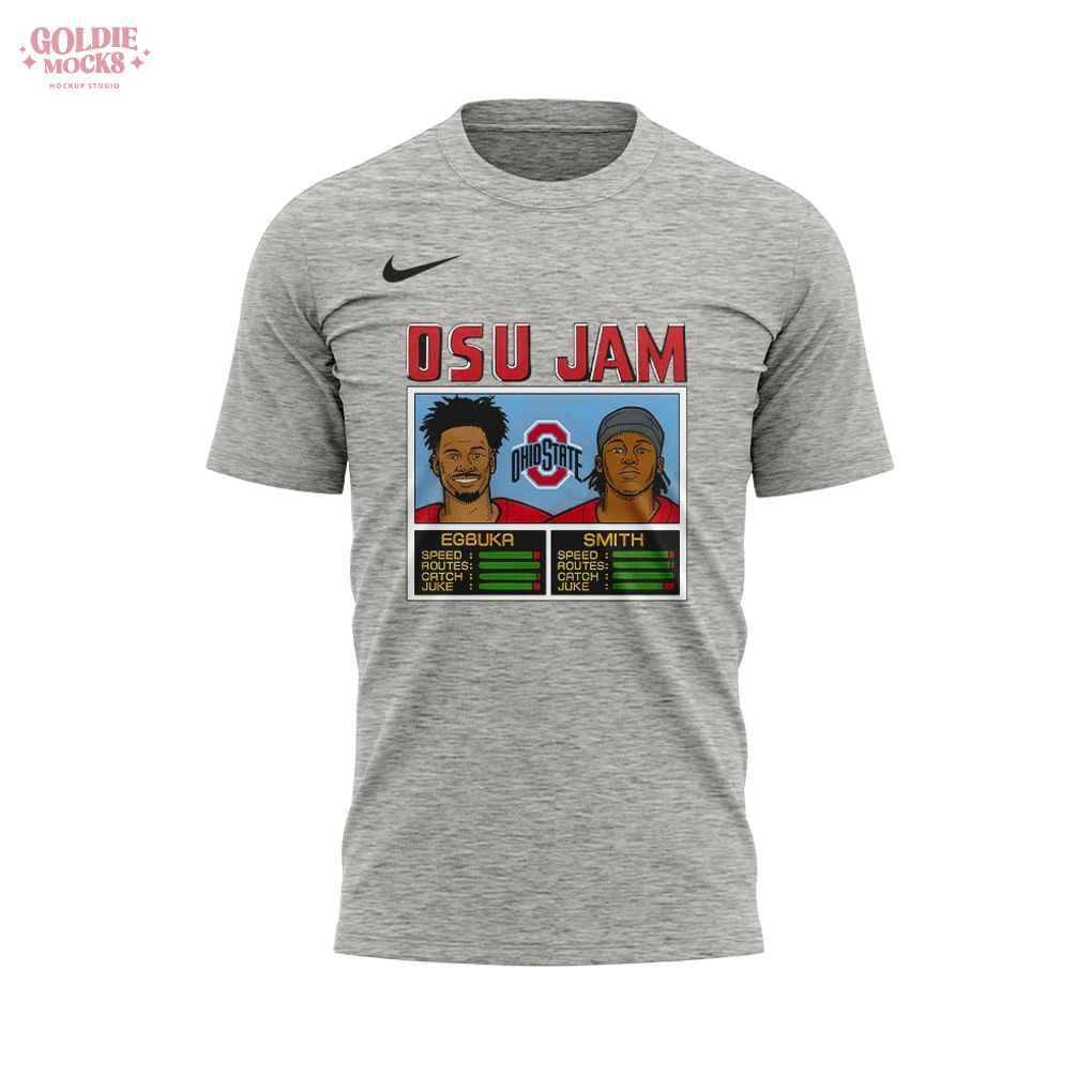 Homage Ohio State Football OSU JAM T-Shirt Homage Ohio State Football OSU JAM T-Shirt