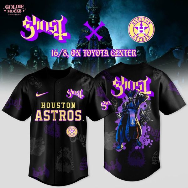 Houston Astros x Ghost Band World Tour 2025 Limited Jersey