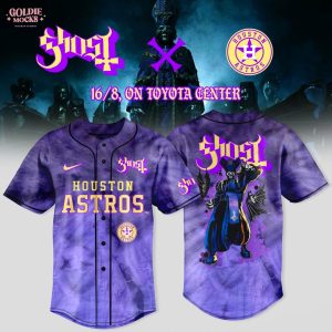 Houston Astros x Ghost Band World Tour 2025 Limited Jersey