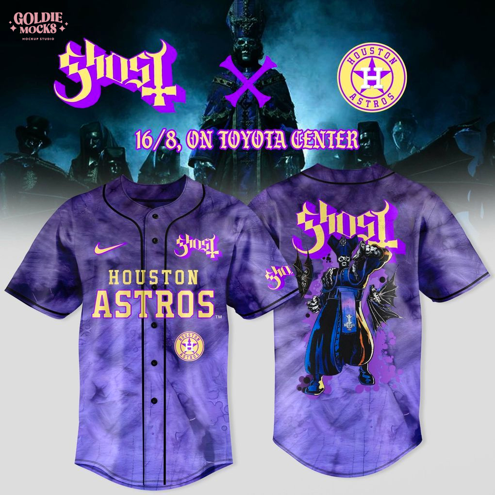 Houston Astros x Ghost Band World Tour 2025 Limited Jersey Houston Astros x Ghost Band World Tour 2025 Limited Jersey
