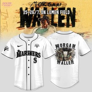 Jersey Wallen Morgan Tour Merch 2025  x Seattle Mariners