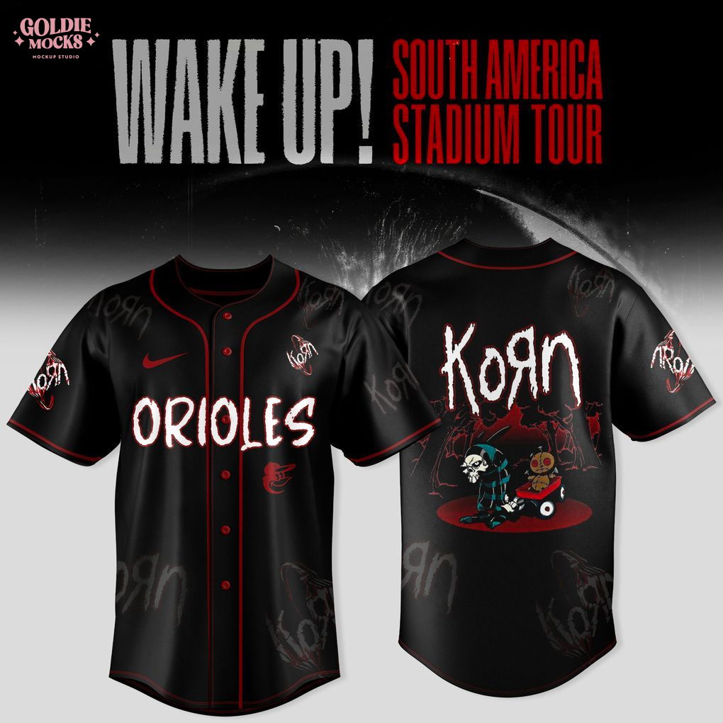 Korn x MLB - Sick Season Stadium Jersey Collection | South America Tour 2025 Korn x MLB - Sick Season Stadium Jersey Collection | South America Tour 2025