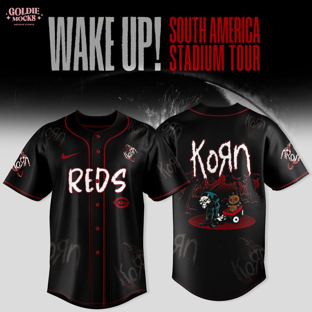 Korn x MLB - Sick Season Stadium Jersey Collection | South America Tour 2025 Korn x MLB - Sick Season Stadium Jersey Collection | South America Tour 2025