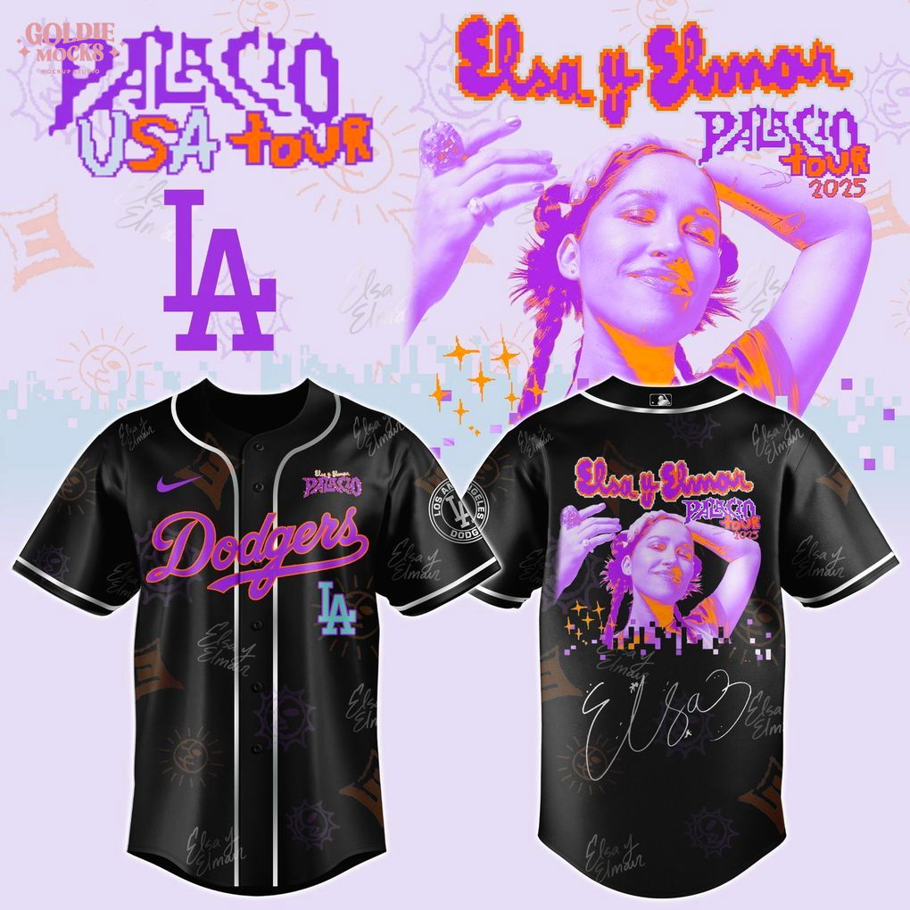 LA Dodgers x Elsa Y Elmar USA Tour 2025 Jersey LA Dodgers x Elsa Y Elmar USA Tour 2025 Jersey