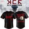 Texas Rangers x Long Live The Black Parade Tour 2025 Black Jersey