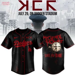 LA Dodgers x Long Live The Black Parade Tour Live Are Rare July 2025 Jersey