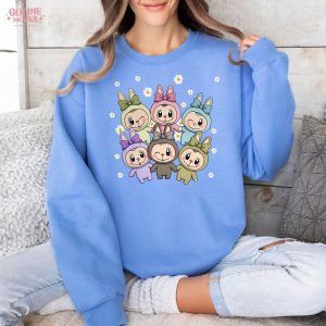 Labubu Flower Cute Cartoon For Girt For Kids Sweatshirt
