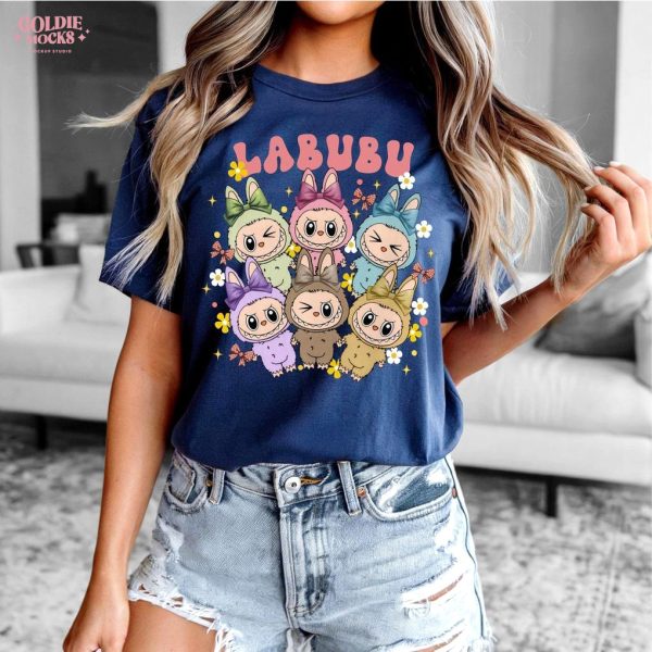 Labubu Shirt Funny Labubu Fan Top Kawaii Shirt