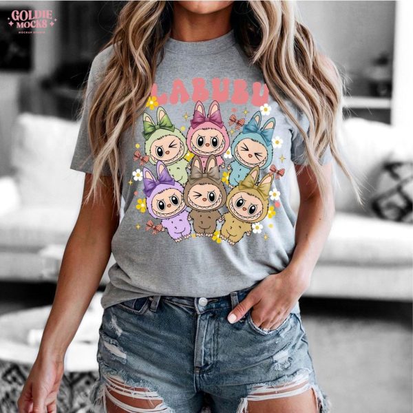 Labubu Shirt Funny Labubu Fan Top Kawaii Shirt