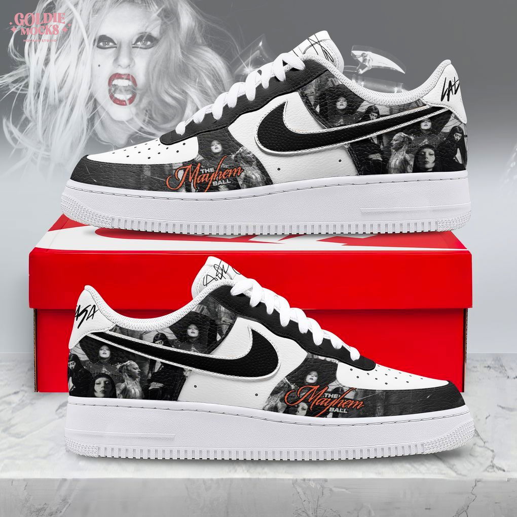 Lady Gaga The Mayhem Ball Tour 2025 Custom Air Force 1 Lady Gaga The Mayhem Ball Tour 2025 Custom Air Force 1