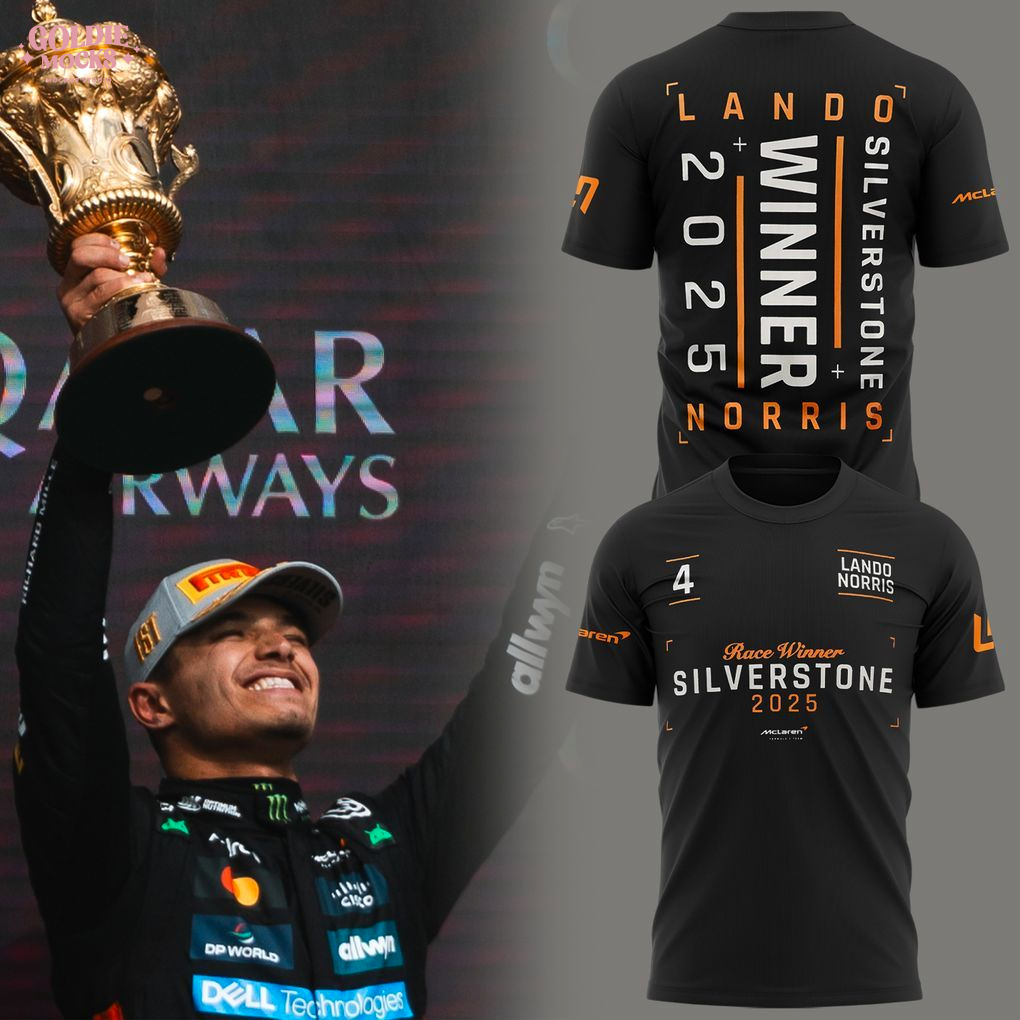 Lando Norris Winner 2025 T-Shirt Lando Norris Winner 2025 T-Shirt
