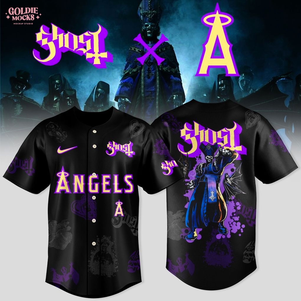 Los Angeles Angels x Ghost Band World Tour 2025 Limited Jersey Los Angeles Angels x Ghost Band World Tour 2025 Limited Jersey