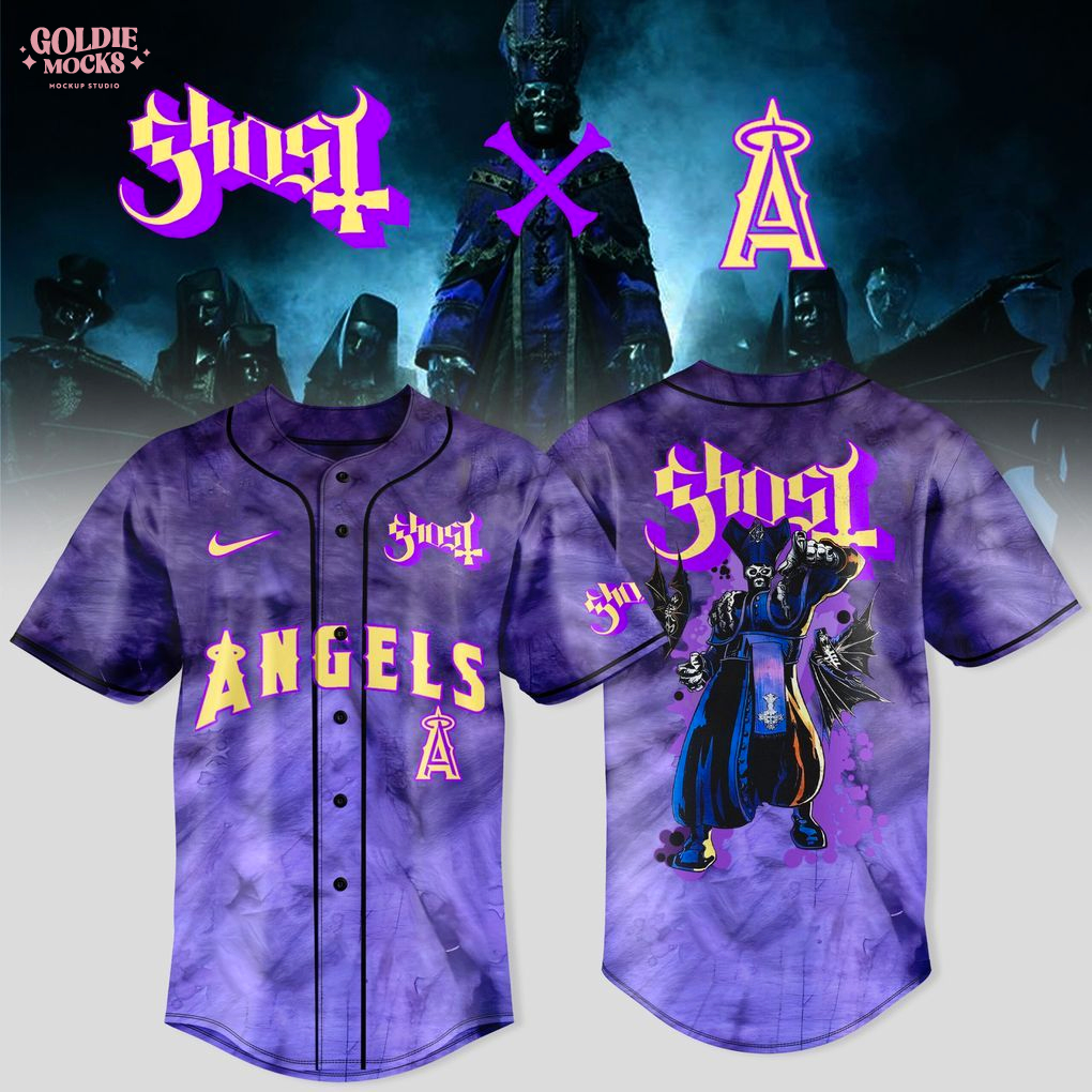 Los Angeles Angels x Ghost Band World Tour 2025 Limited Jersey Los Angeles Angels x Ghost Band World Tour 2025 Limited Jersey