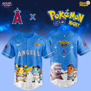Los Angeles Angels x Pokémon GO Night Blue Jersey