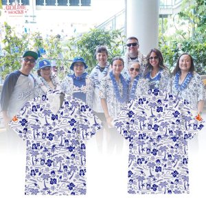 Los Angeles Dodgers Beach Hawaiian Shirt