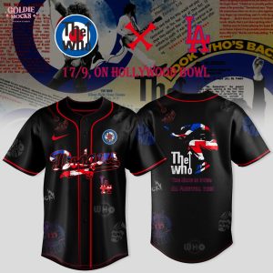 Los Angeles Dodgers MLB x The Who NA Farewell 2025 Tour Jersey