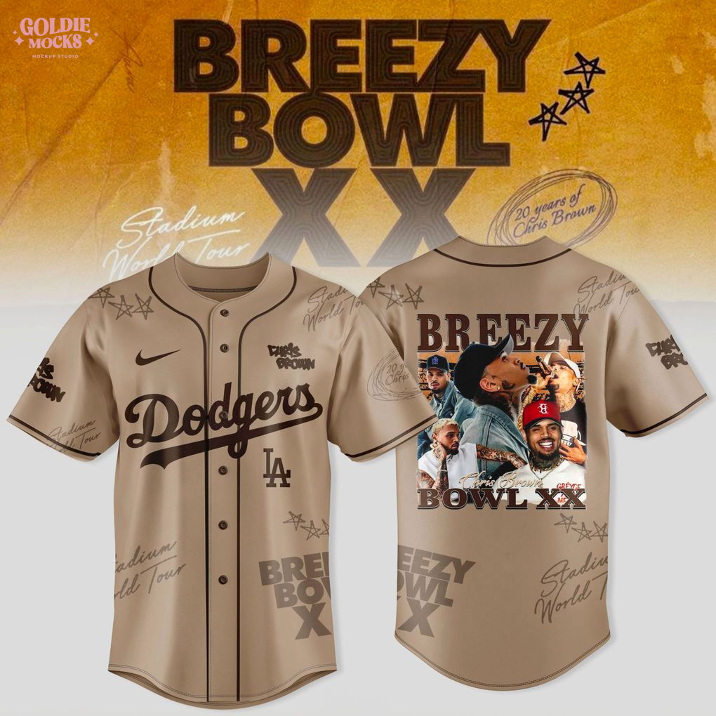 Los Angeles Dodgers x Breezy Bowl XX World Tour 2025 Limited Baseball Jersey Los Angeles Dodgers x Breezy Bowl XX World Tour 2025 Limited Baseball Jersey