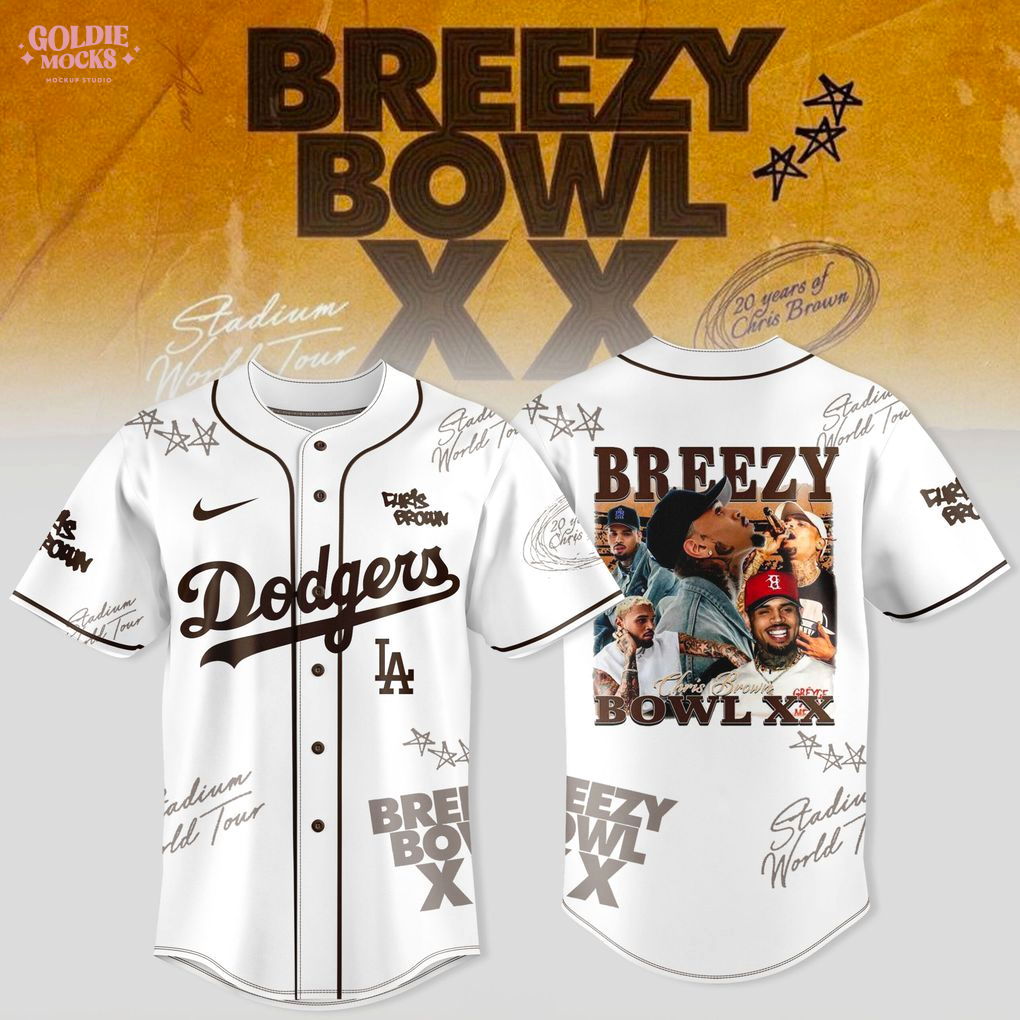 Los Angeles Dodgers x Breezy Bowl XX World Tour 2025 Limited Baseball Jersey Los Angeles Dodgers x Breezy Bowl XX World Tour 2025 Limited Baseball Jersey