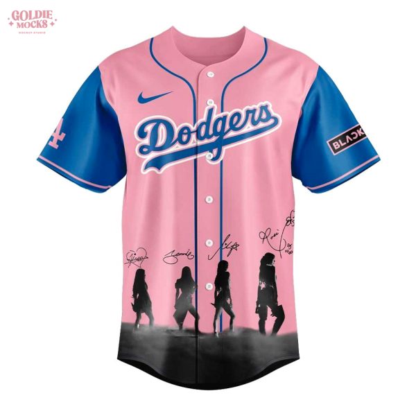 Los Angeles Dodgers x Queens of K-pop Black Pink Signature 2025 Baseball Jersey