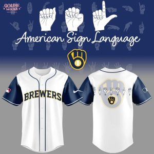 Milwaukee Brewers American Sign Language 2025 Jersey