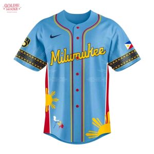 New Milwaukee Brewers Filipino Heritage Night 2025 Limited Hoodie