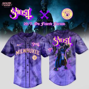Milwaukee Brewers x Ghost Band World Tour 2025 Limited Jersey