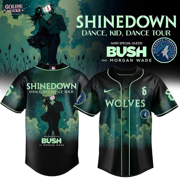 Minnesota Timberwolves x Shinedown Tour Merch 2025 Jersey