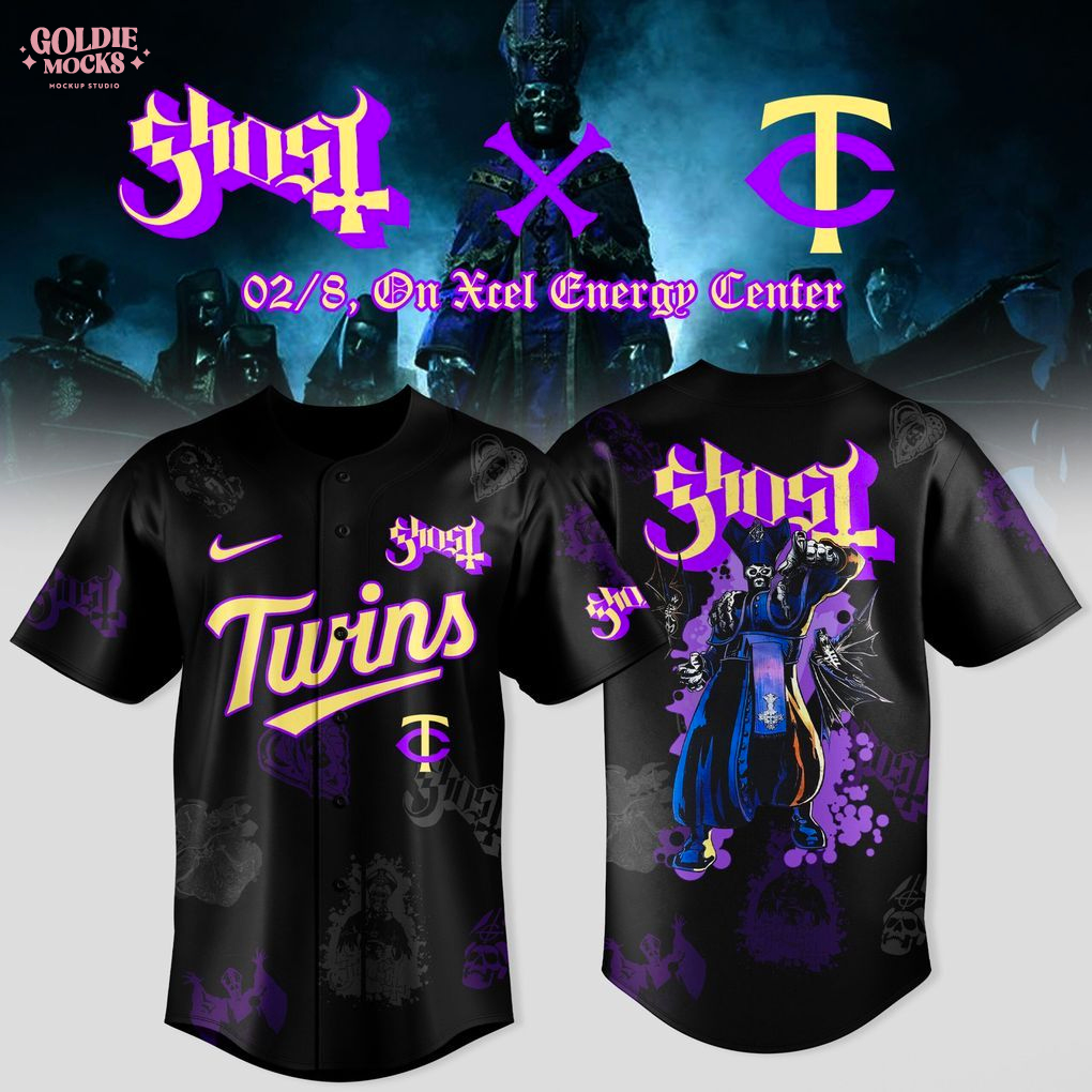 Minnesota Twins x Ghost Band World Tour 2025 Limited Jersey Minnesota Twins x Ghost Band World Tour 2025 Limited Jersey