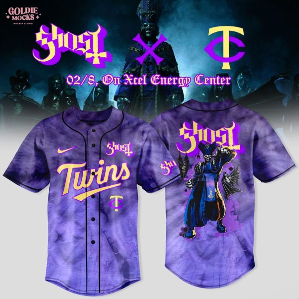 Minnesota Twins x Ghost Band World Tour 2025 Limited Jersey