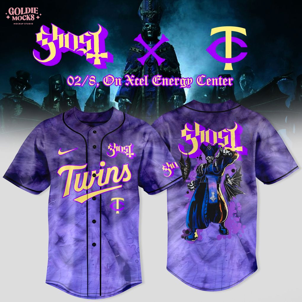 Minnesota Twins x Ghost Band World Tour 2025 Limited Jersey Minnesota Twins x Ghost Band World Tour 2025 Limited Jersey
