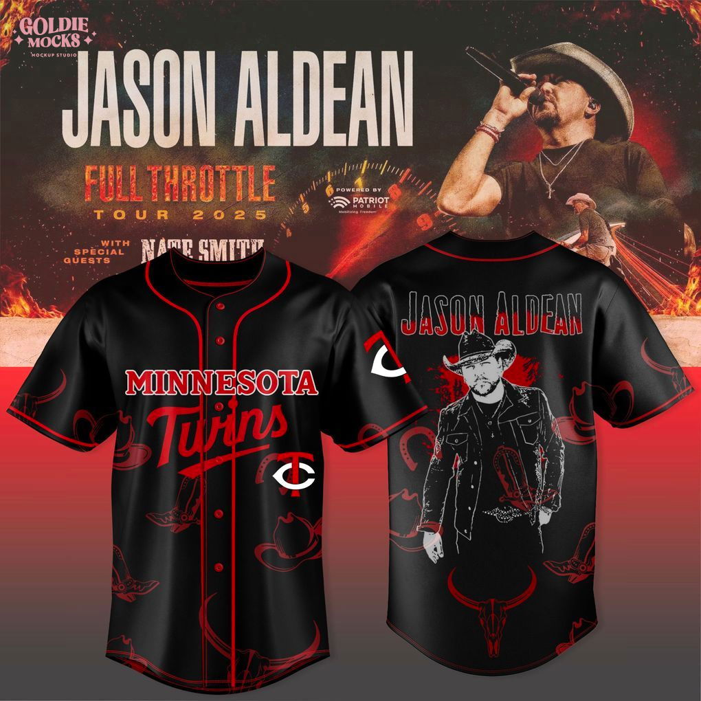 Minnesota Twins x Jason Aldean Tour Merch 2025 Minnesota Twins x Jason Aldean Tour Merch 2025