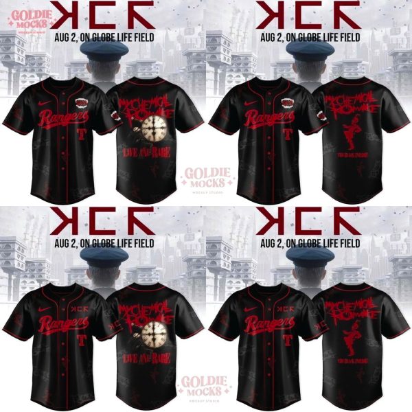 New MLB All Star x Long Live The Black Parade My Chemical Romance Tour 2025 Jersey