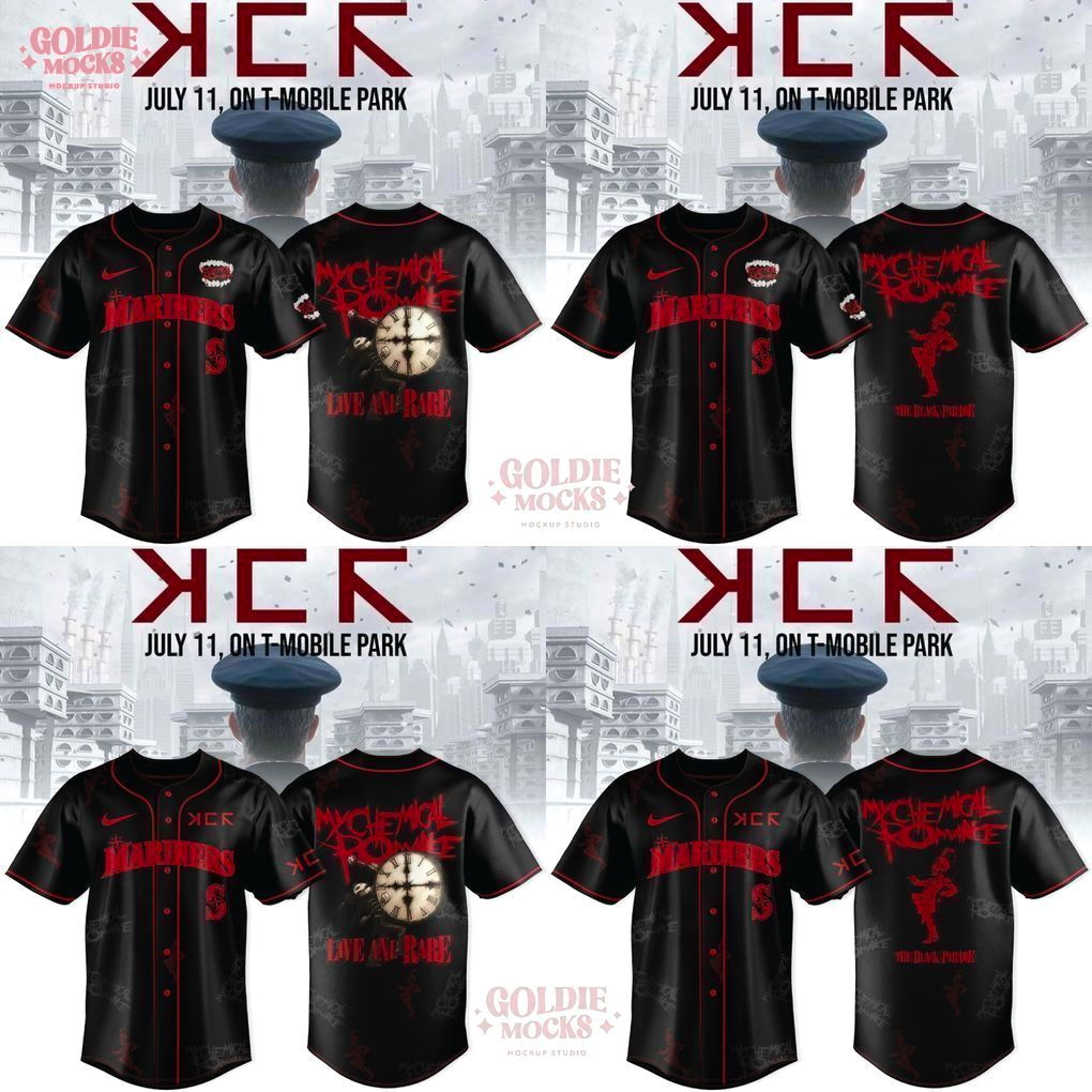 New MLB All Star x Long Live The Black Parade My Chemical Romance Tour 2025 Jersey New MLB All Star x Long Live The Black Parade My Chemical Romance Tour 2025 Jersey