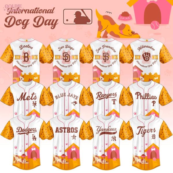 MLB Teams x International Dog Day 2025 Jersey